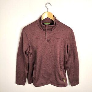 Kathmandu Hiking Outdoor Utility Cabin Fleece Pullover Jacket S